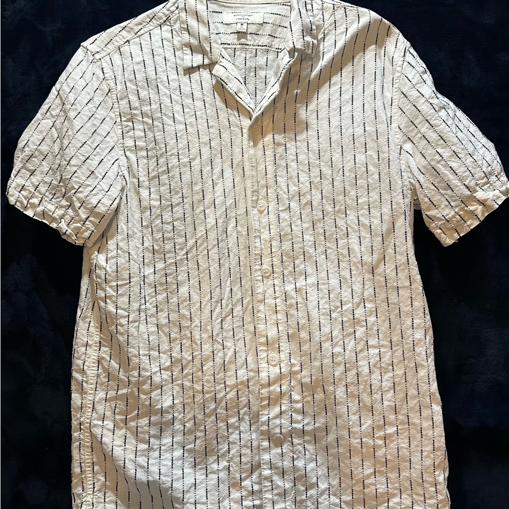 Banana Republic STANDARD-FIT LINEN-BLEND RESORT SHIRT